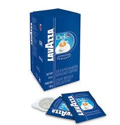 Paper Espresso Coffee Pods Lavazza Dek Decaffeinated Ground Espresso Coffee Pod ( 108 X 7g )