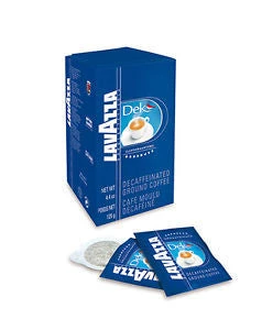 Paper Espresso Coffee Pods Lavazza Dek Decaffeinated Ground Espresso Coffee Pod ( 108 X 7g ) 3 Paper Espresso Coffee Pods Lavazza Dek Decaffeinated Ground Espresso Coffee Pod ( 108 X 7g )
