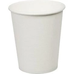 Pennine 8oz White Single Wall Disposable Hot Drink Paper Cups (1000) White Single Wall Cups