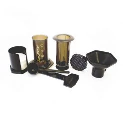 Gift Pack Aerobie Aeropress Plunger Coffee Brewer Including Mexican And Peru Ground Coffee