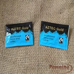 Pennine Aztec Gold Fairtrade Decaffeinated Instant Coffee Sachets (250)