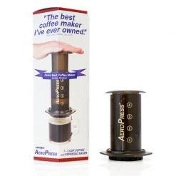Gift Pack Aerobie Aeropress Plunger Coffee Brewer Including Mexican And Peru Ground Coffee