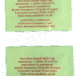 Pennine Canderel Yellow Sweetner Tablets In Sachets (1x1000) Sugar Sticks And Sachets