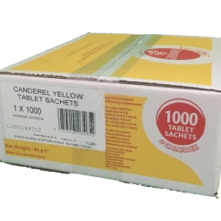 Pennine Canderel Yellow Sweetner Tablets In Sachets (1x1000) Sugar Sticks And Sachets