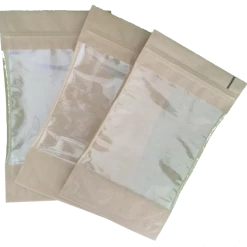 Pennine Kraft Zip Lock Coffee Pouch Holds Approx 200g (Pack Of 20)