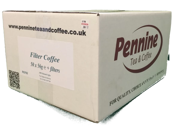 Pennine Swaledale Filter Coffee Sachets (50 X 3pint) 6 Pennine Swaledale Filter Coffee Sachets (50 X 3pint)