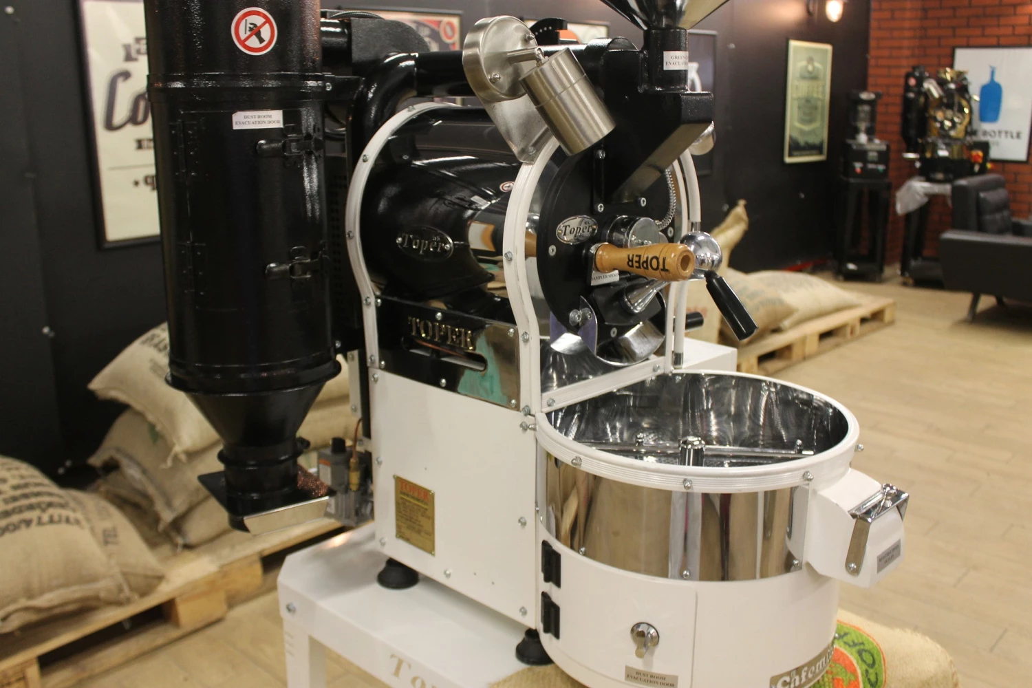 Toper Cafemino 1kg Gas Coffee Roaster 8 Toper Cafemino 1kg Gas Coffee Roaster