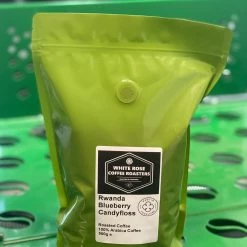 White Rose Coffee Roasters Rwanda Blueberry Candyfloss Arabica Roasted Coffee
