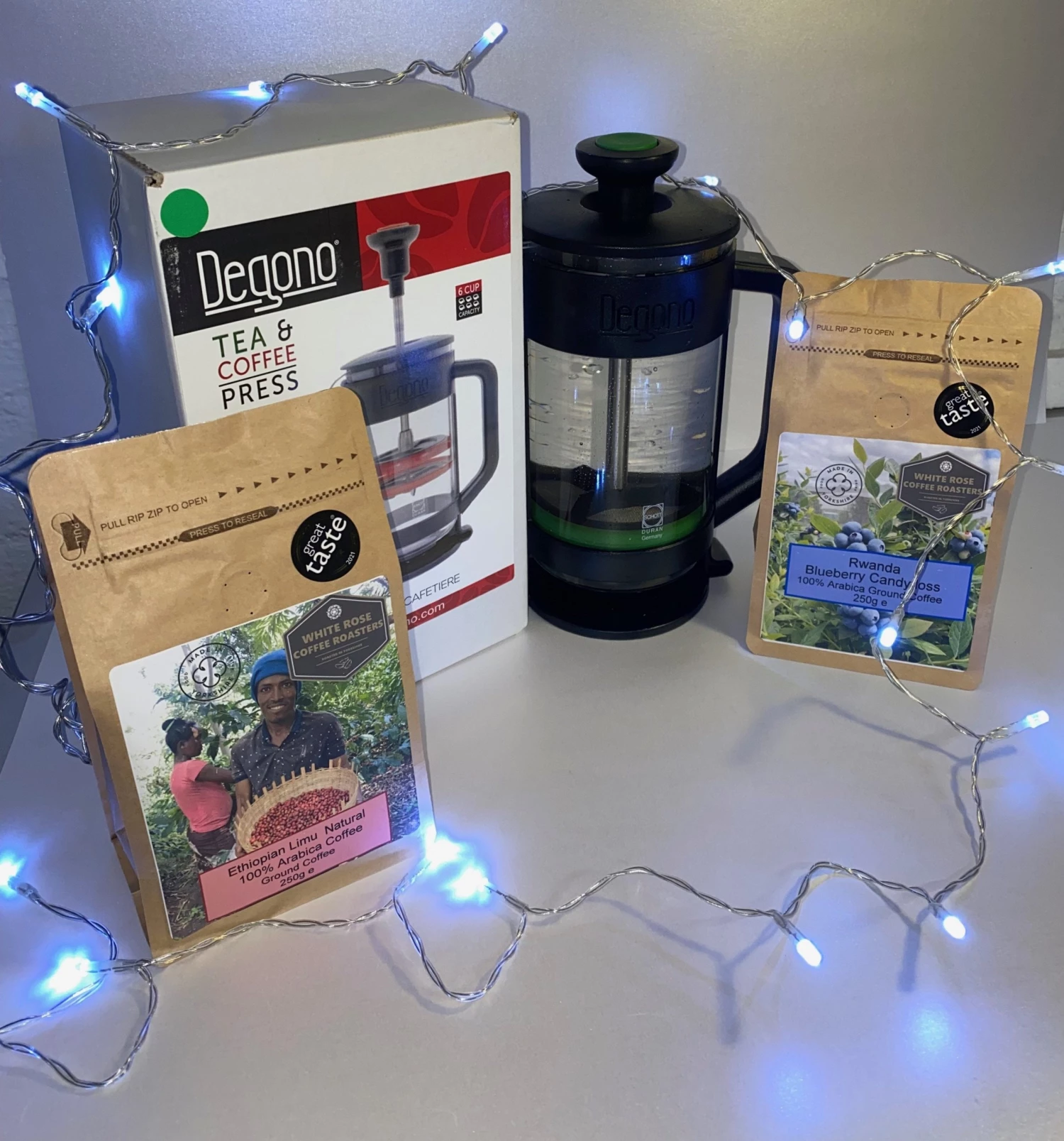 Degono Ground Coffee And Loose Tea Press (6 Cup/1litre) 3 Degono Ground Coffee And Loose Tea Press (6 Cup/1litre)