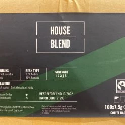 Pennine Tea And Coffee House Blend Coffee Bag - Fairtrade Ground Coffee In A Bag To Brew In The Cup (100x7.5g) 11 Pennine Tea And Coffee House Blend Coffee Bag - Fairtrade Ground Coffee In A Bag To Brew In The Cup (100x7.5g)