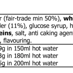 Pennine Luxury Fairtrade Hot Chocolate Flavoured Drink Sachets (100x25g) Fairtrade Chocolate Sachets