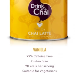 Drink Me Vanilla Chai Latte Powder Mix (1kg) Drink Me Chai Latte