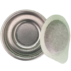 Pennine Paper Espresso Coffee Pods Single Paper Pod Stainless Steel Filter Pan 58mm