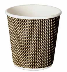 Pennine 4oz VIP Single Wall Grid Design Disposable Cups (1x1000) Disposables