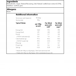 Zuma Sweetbird Vanilla Frappe Iced Drink Mix (2kg) Frappe Powder Mix